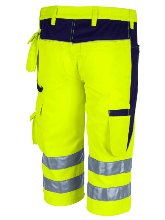 Meeste lühikesed püksid PRO kollane/sinine