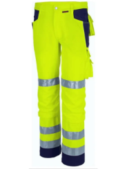 Meeste püksid PRO kollane/sinine