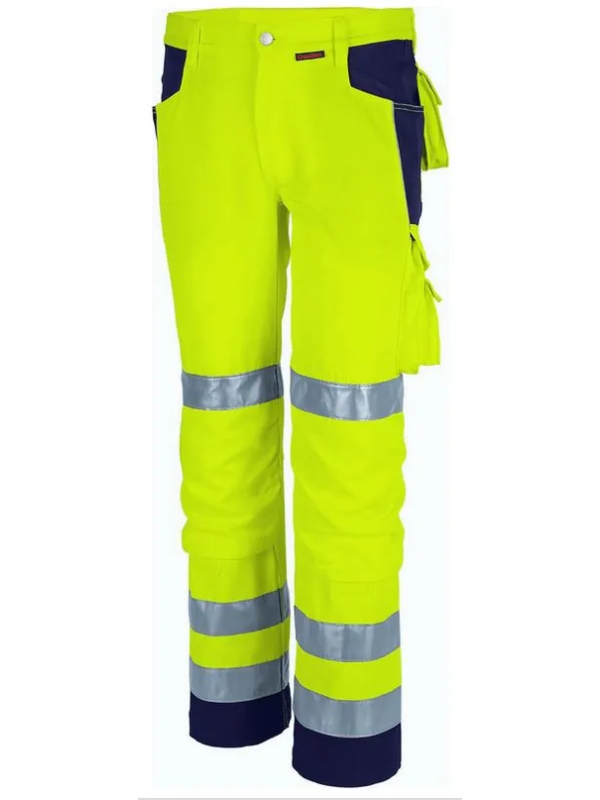 Meeste püksid PRO kollane/sinine