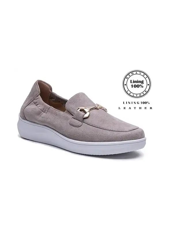 Naiste mokasiinid stretch nahast ultra kerged