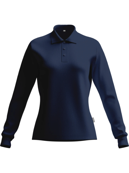 Tencel' Pikkade varrukatega polo särk 'iND' - Plus X