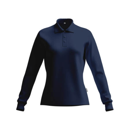 Tencel' Pikkade varrukatega polo särk 'iND' - Plus X
