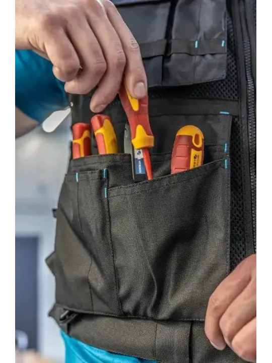 HOEGERT HELWIG tööriistavest must uni