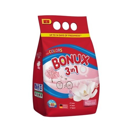 Стиральный порошок BONUX 3in1 Color