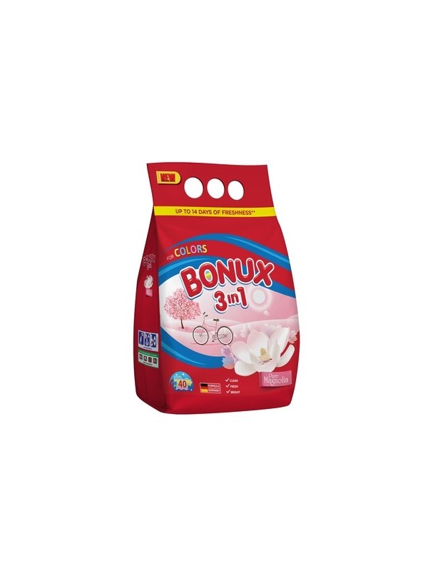 Стиральный порошок BONUX 3in1 Color