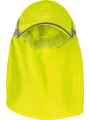 Nokkmüts kaelakaitsega kollane UV50+