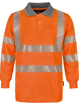 Поло оранжевое с защитой от солнца UV50+