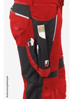 Poolkombinesoon Grizzlyskin IRON punane/must