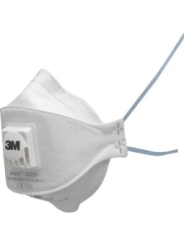 RESPIRAATOR FFP2 KLAPIGA 3M 9322+AURA