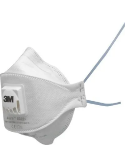 RESPIRAATOR FFP2 KLAPIGA 3M 9322+AURA