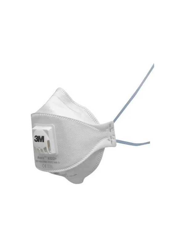 RESPIRAATOR FFP2 KLAPIGA 3M 9322+AURA