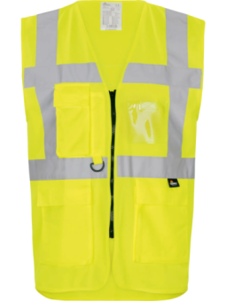 Signaalvest taksutega kollane
