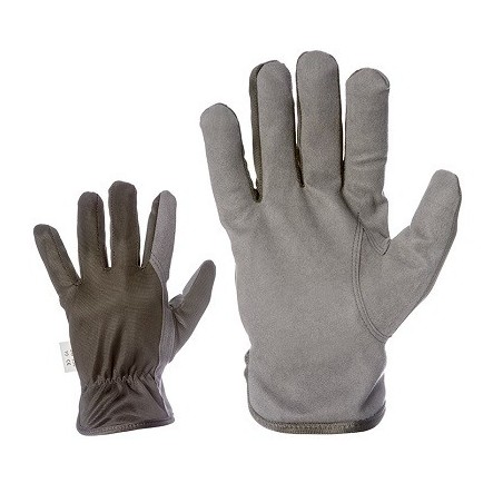 Pабочие перчатки из нескользящей синтетической AMARA кожи на флисовой подкладке