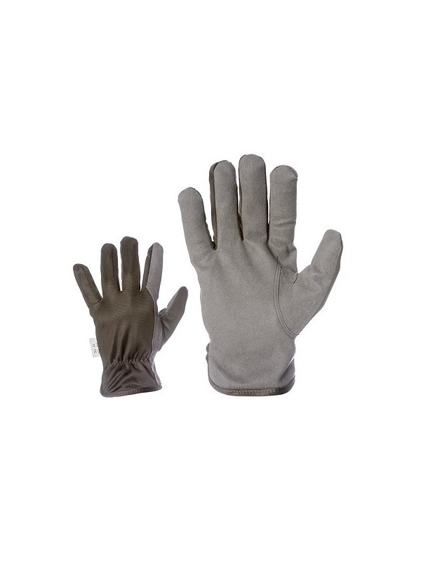 Pабочие перчатки из нескользящей синтетической AMARA кожи на флисовой подкладке