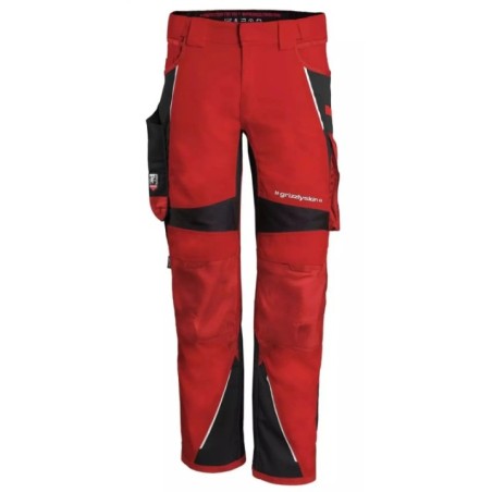 Tööpükste komplekt Grizzlyskin IRON Püksid Grizzlyskin punane/must
