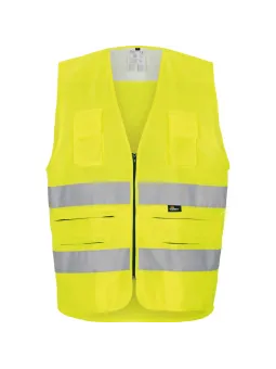 Жилет светоотражающий с молнией