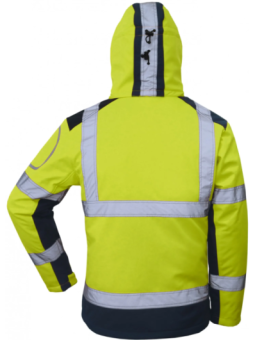 Talvejope softshell kollane/sinine