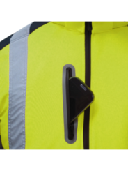 Talvejope softshell kollane/sinine