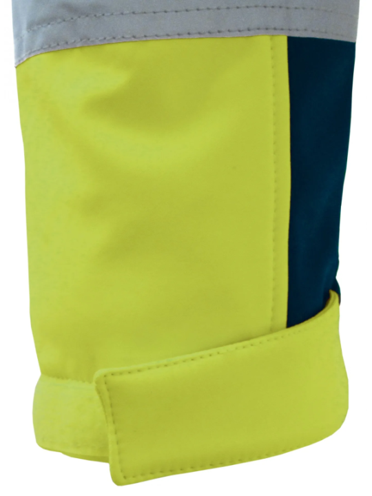 Talvejope softshell kollane/sinine
