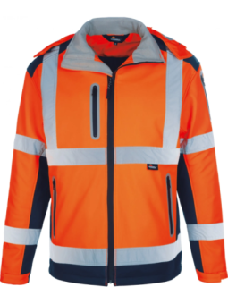 Talvejope softshell oranz/sinine
