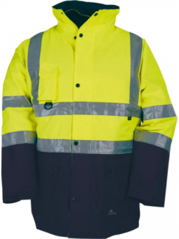 Talveparka 5 in 1 kollane/sinine