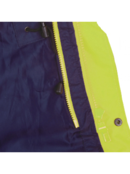 Talveparka 5 in 1 kollane/sinine