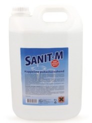 Happeline puhastusvahend Sanit-M 5000 ml