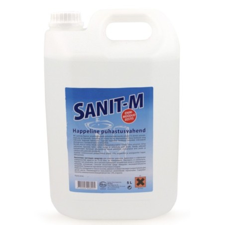 Happeline puhastusvahend Sanit-M 5000 ml