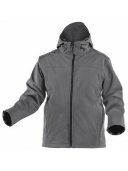 HOEGERT INN softshell jope kapuutsiga grafiit