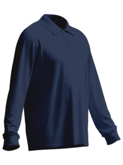 Tencel' pikkade varrukatega polo sark 'iND' - Plus X Award