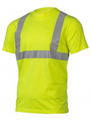 JURAL Hi-Visibility polüpuuvillane T-särk kollane