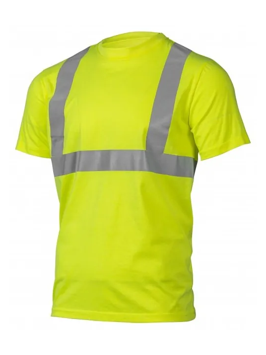 JURAL Hi-Visibility polüpuuvillane T-särk kollane