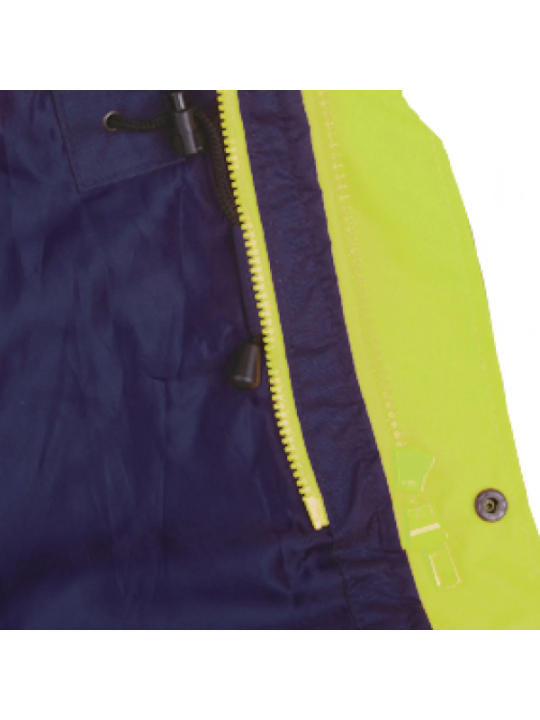 Talveparka 5 in 1 kollane/sinine