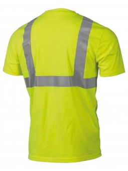 JURAL Hi-Visibility polüpuuvillane T-särk kollane