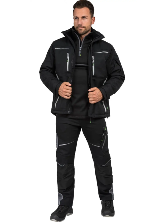 Talvine töö softshell-jakk Leibwächter Flex Line