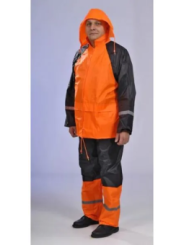 Vihmakuub+püksid, nailon/PVC