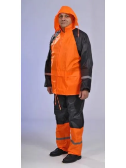 Vihmakuub+püksid, nailon/PVC