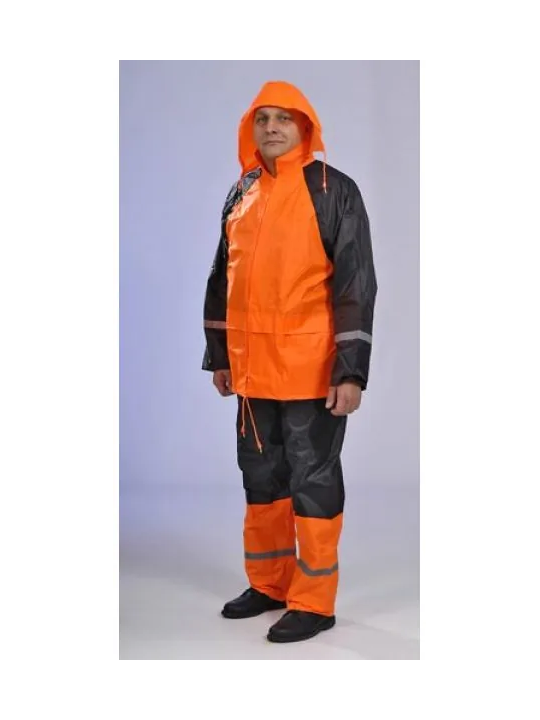 Vihmakuub+püksid, nailon/PVC