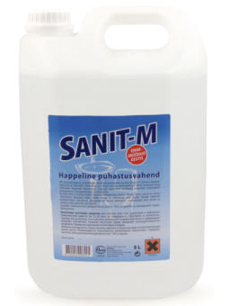 Happeline puhastusvahend Sanit-M 5000 ml