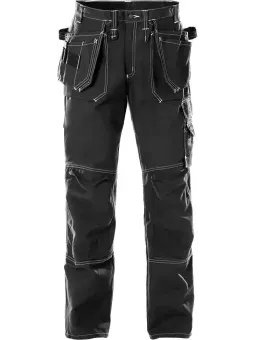 Vööpüksid Fristads mustad rippt.