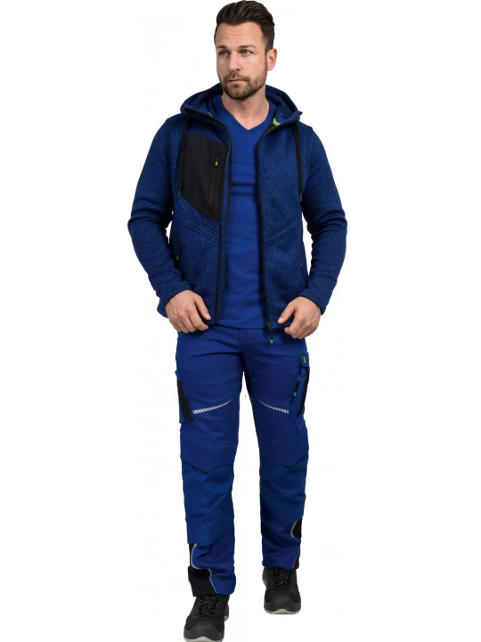 Кардиган Leibwachter Casual Line из меланжевого трикотажа