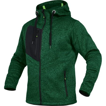 Кардиган Leibwachter Casual Line из меланжевого трикотажа