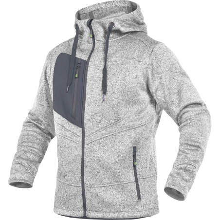 Кардиган Leibwachter Casual Line из меланжевого трикотажа