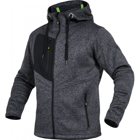 Кардиган Leibwachter Casual Line из меланжевого трикотажа