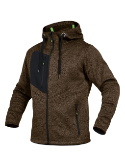 Кардиган Leibwachter Casual Line из меланжевого трикотажа