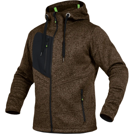 Кардиган Leibwachter Casual Line из меланжевого трикотажа