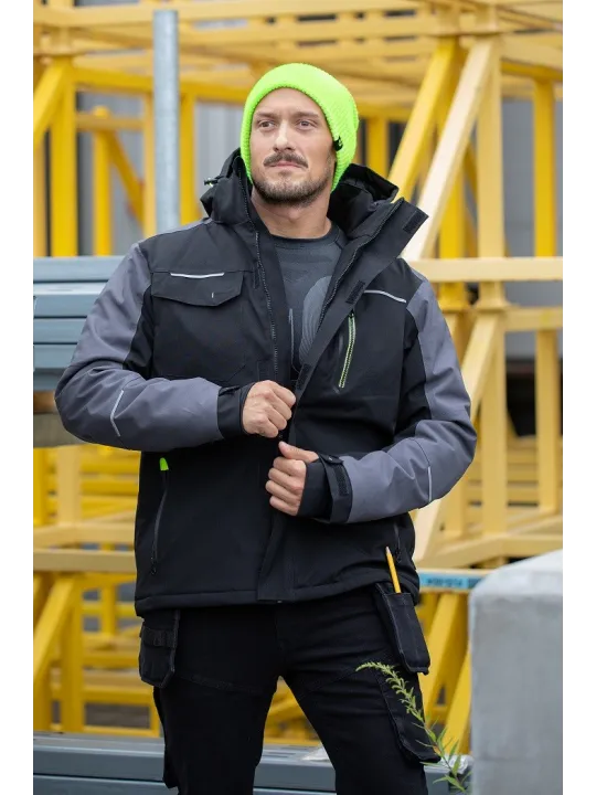 Isoleeritud kapuutsiga jope AMOS