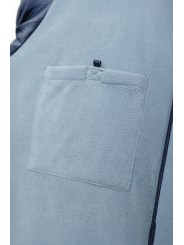 Isoleeritud kapuutsiga tumesinine jakk LEON