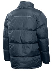 Isoleeritud kapuutsiga tumesinine jakk LEON