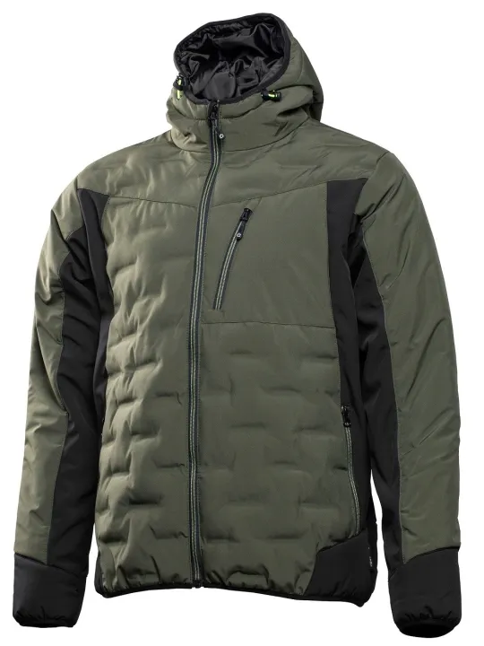 Jakk oliivi värvi kapuutsiga PAUL